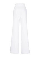 A ghost image of the back of the Hugo Pant in White Denim.