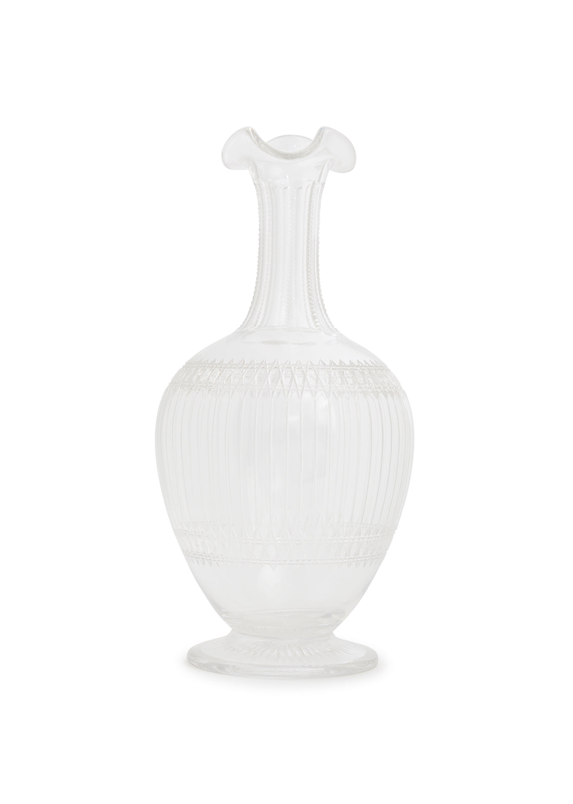 crystal bedside water carafe and cup HOME Adam Lippes