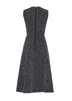 Ghost image of the back of the Eloise Dress in Corded Tweed.