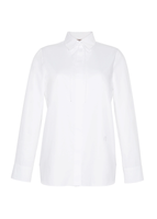 Ghost image of the front of the Shirt With Thin Bow in Cotton Poplin