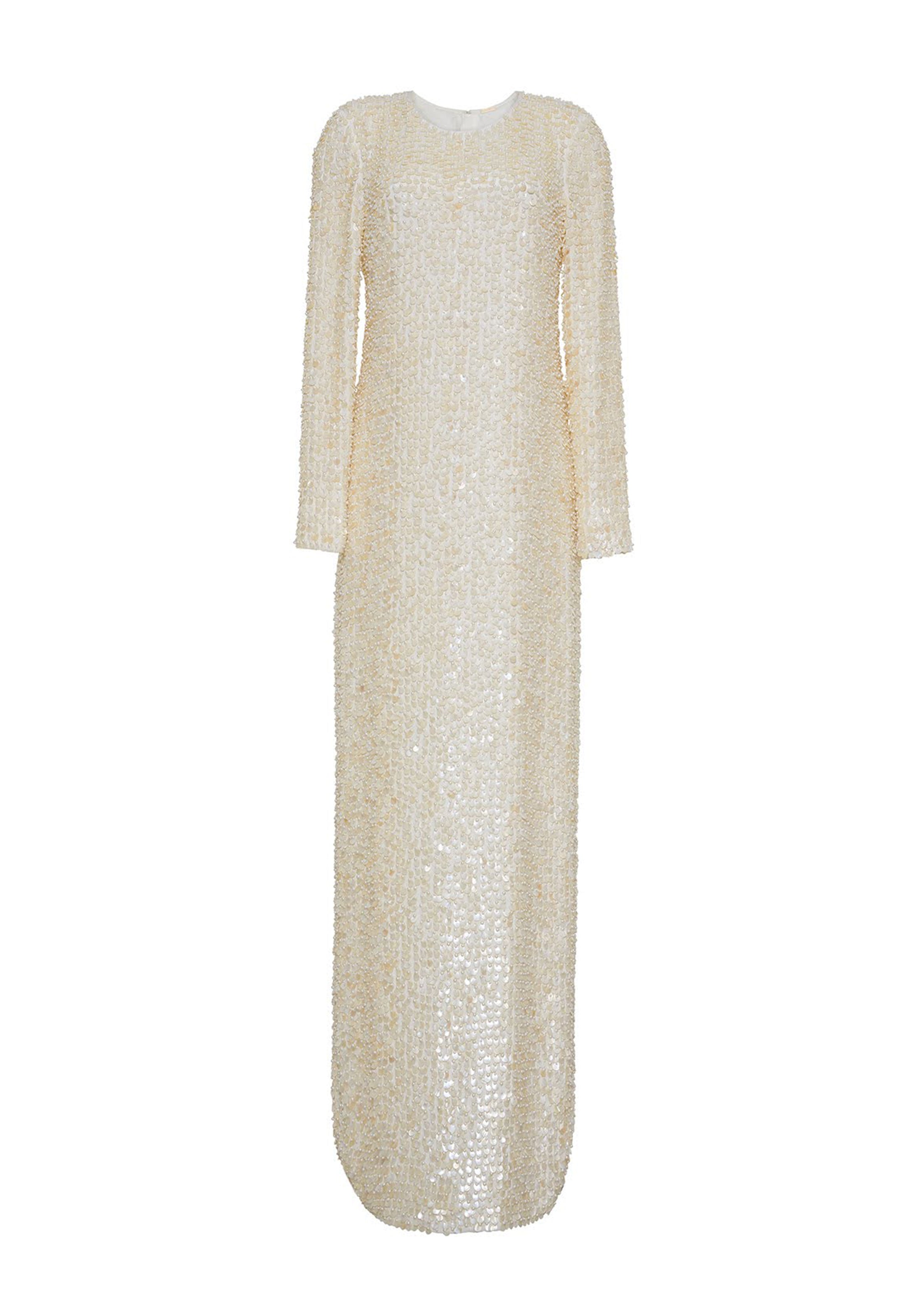 adam lippes lace dress Veda dress Black/gold / 14