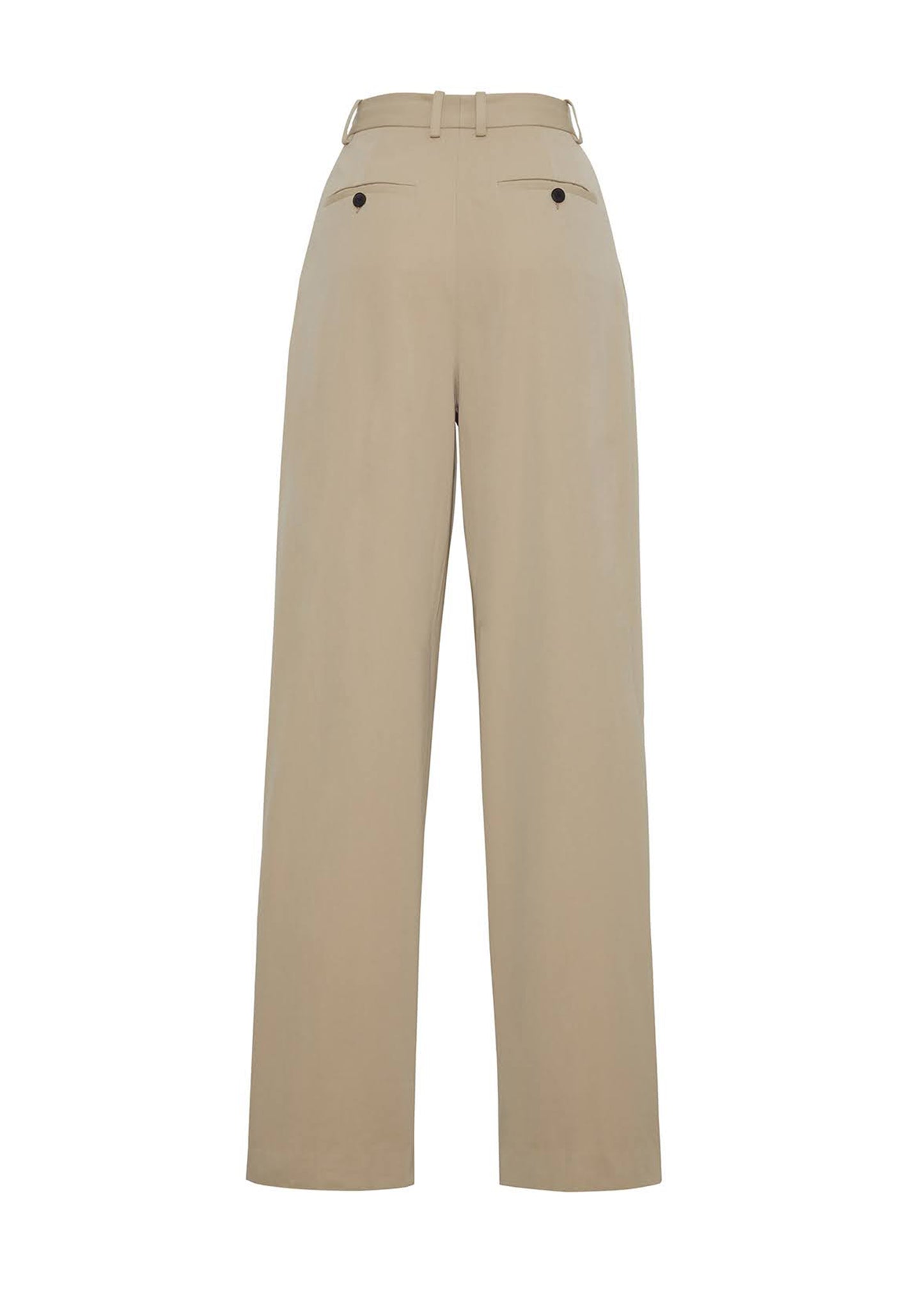 Back ghost image of the Nichols Pant in Cotton Twill in Khaki