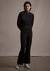 CROPPED KENNEDY PULL ON PANT IN COMPACT JACQUARD