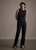 CROPPED GILET IN DOUBLE FACE STRETCH WOOL