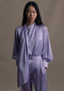 FOULARD BLOUSE IN SILK CHARMEUSE