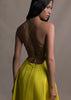 LACEBACK GIOVANNA GOWN IN DUCHESS SATIN