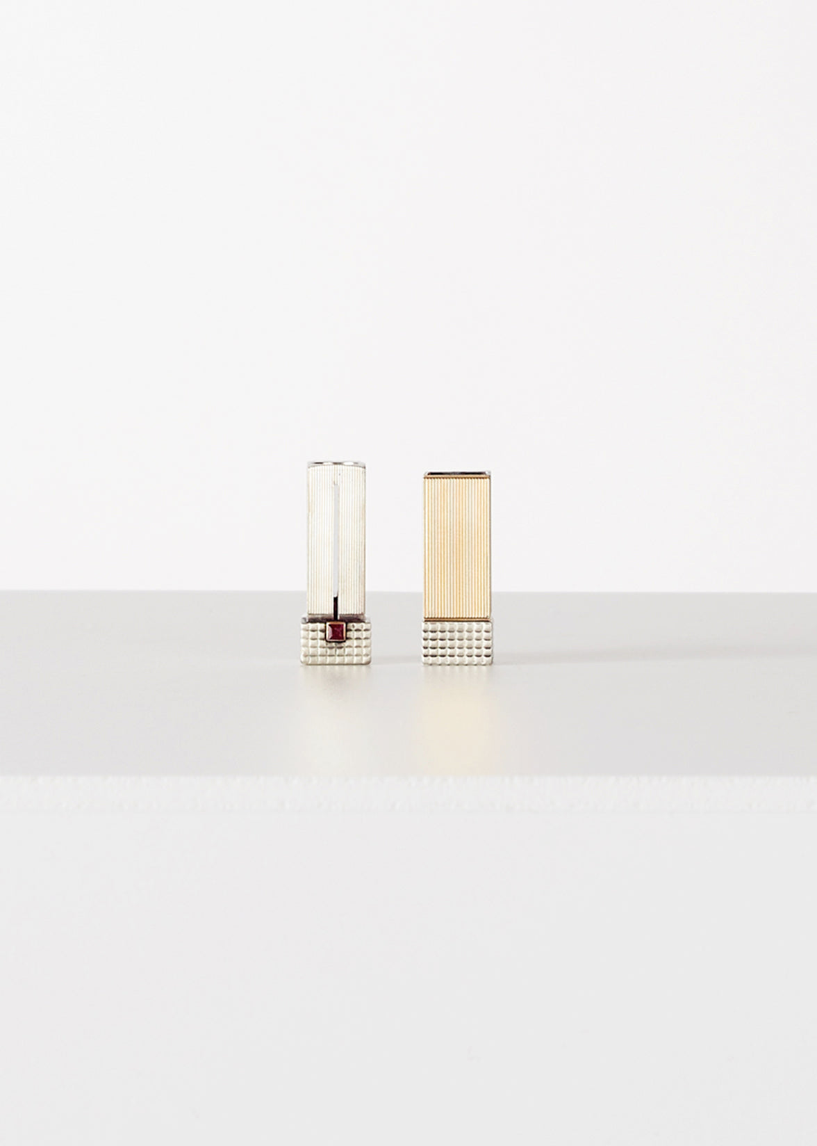 hermes antique silver and 18K gold lipstick case HOME Adam Lippes