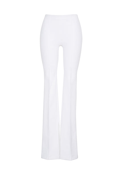 EVA FLARE PANT IN BONDED NEOPRENE | Adam Lippes