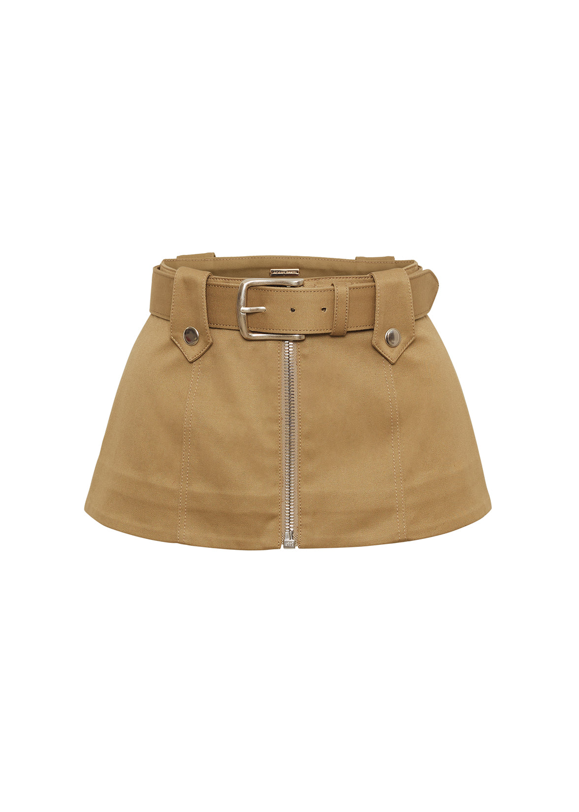 Ghost image of front of Gael Belt in Cotton Twill in Khaki