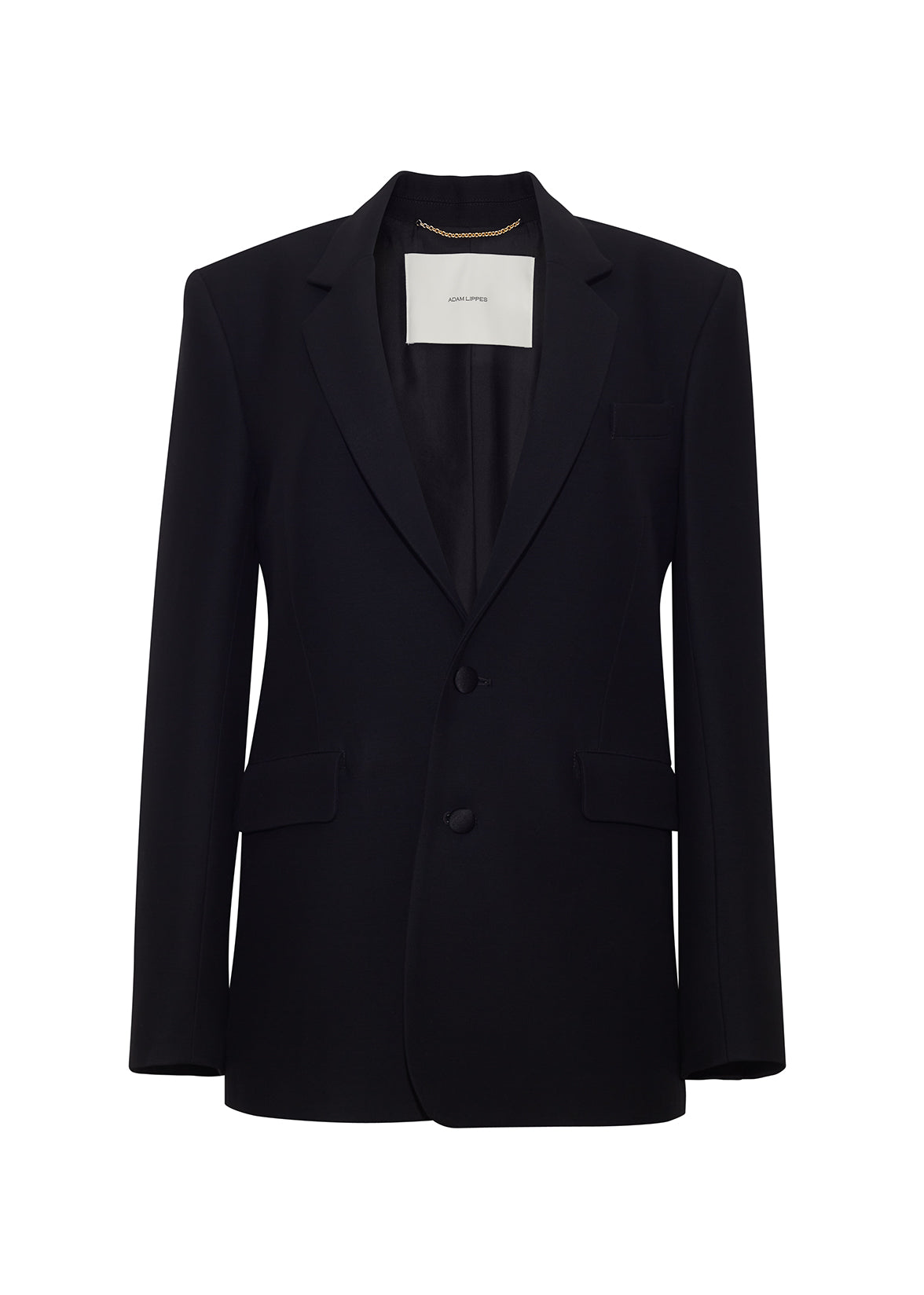 front ghost image of the harris blazer in black