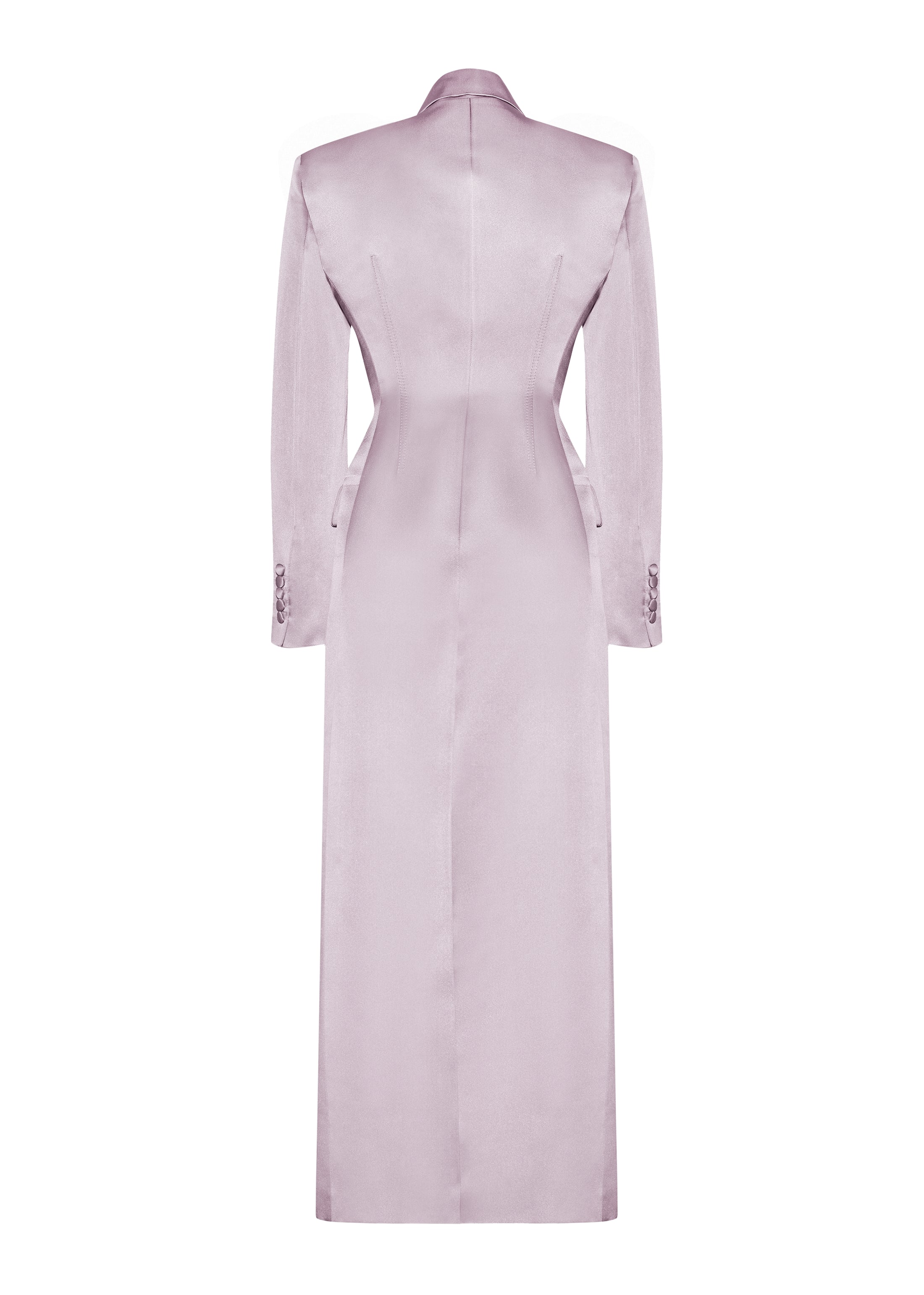 coats for long dress Laurence Coat, In Smokey Amethyst, Size 6, Adam Lippes