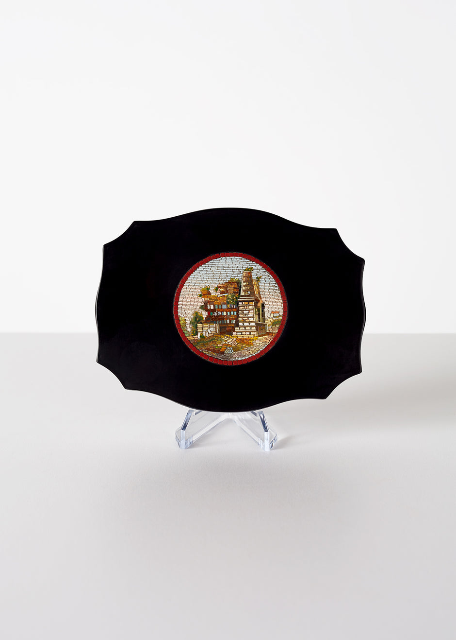 nero marquina paperweight, italian, 19th c HOME Adam Lippes