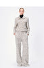 FULL LEG TROUSER IN SALT AND PEPPER TWEED