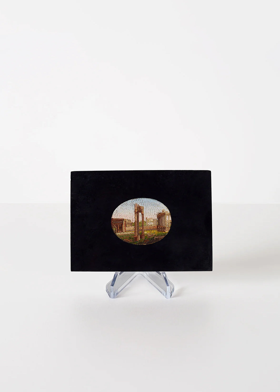 nero marquina paperweight, italian, 19th c HOME Adam Lippes