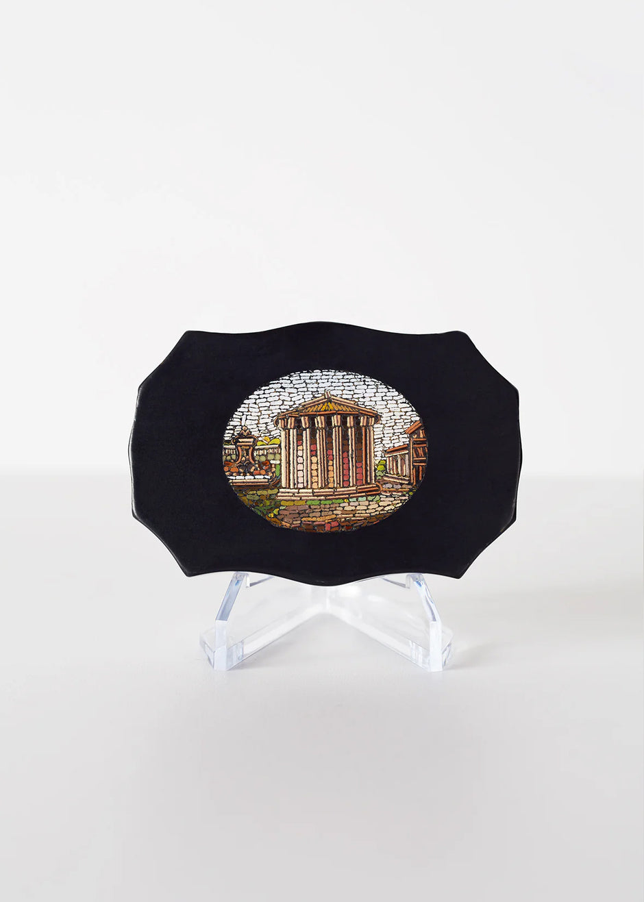 nero marquina paperweight, italian, 19th c HOME Adam Lippes