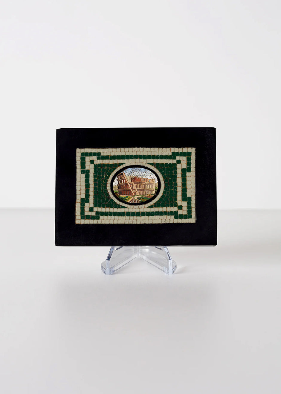 nero marquina paperweight, italian, 19th c HOME Adam Lippes