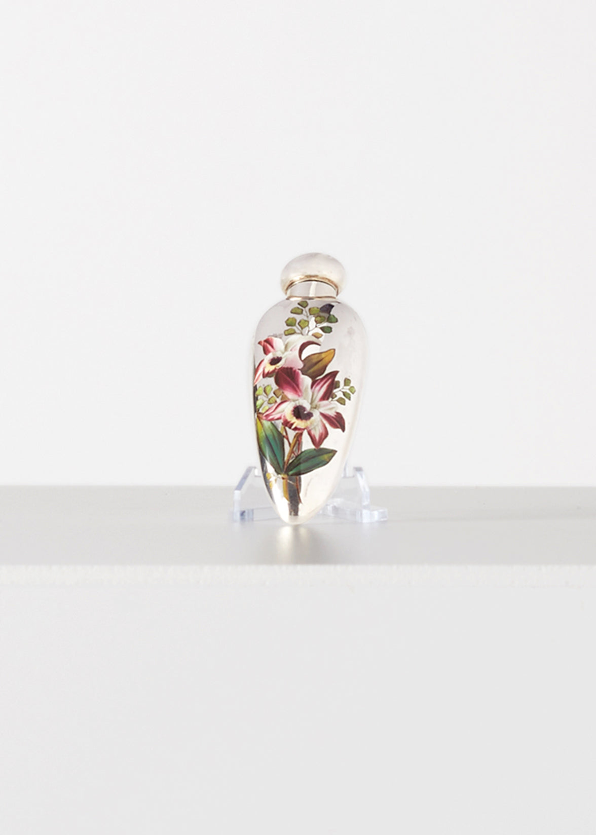 victorian sterling silver and enamel scent bottle HOME Adam Lippes