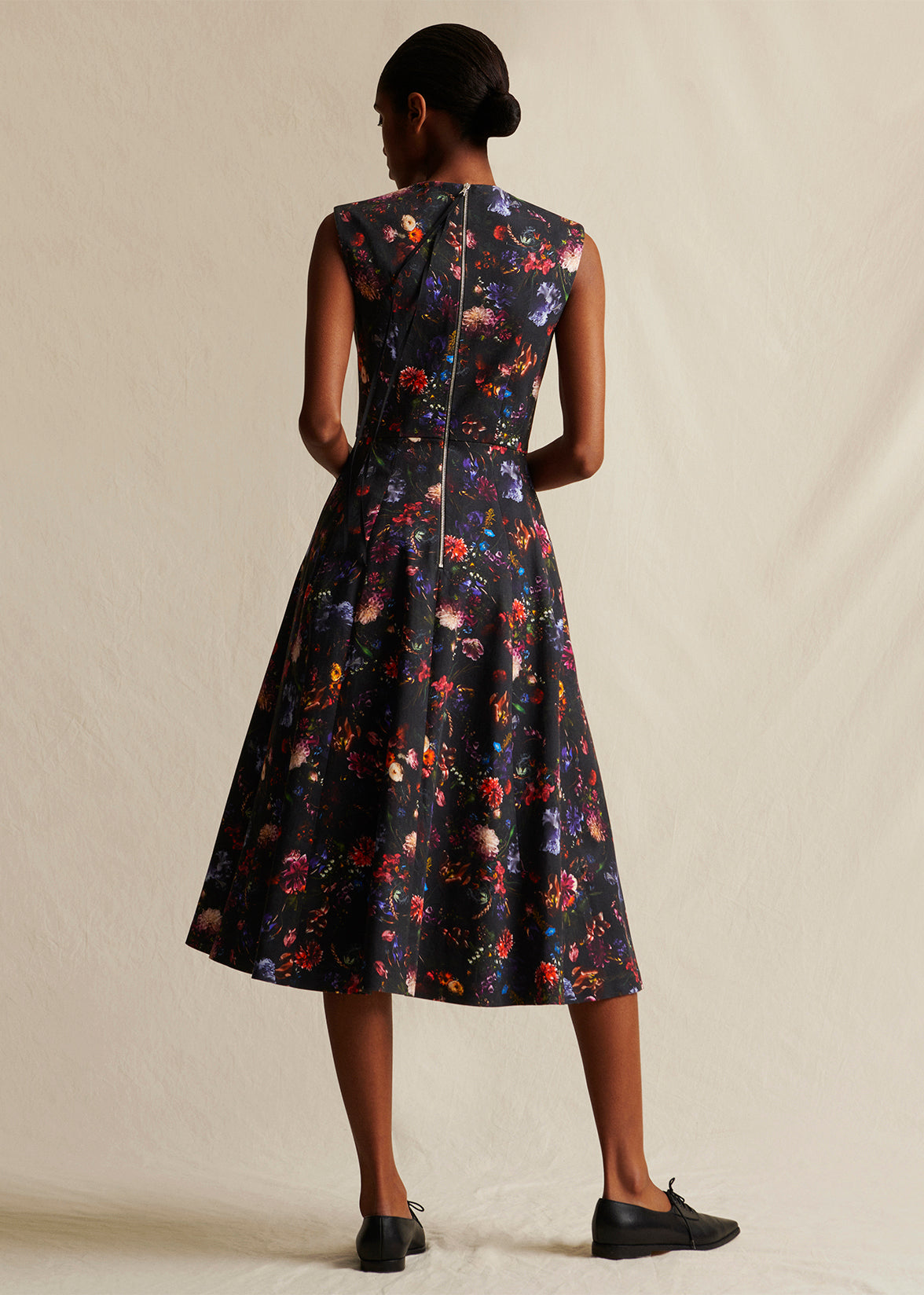 ELOISE DRESS IN PRINTED COTTON TWILL | Adam Lippes