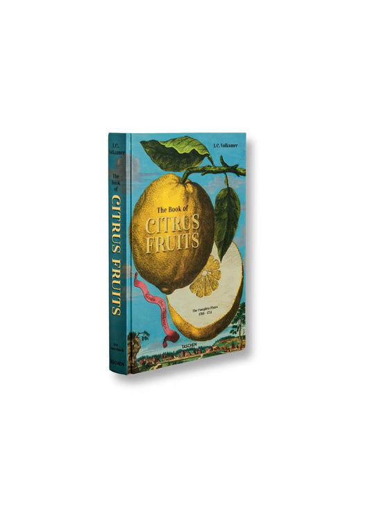 Book cover of The Book of Citrus Fruits showing lemons