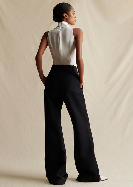 DEEDA PANT IN SILK WOOL – Adam Lippes