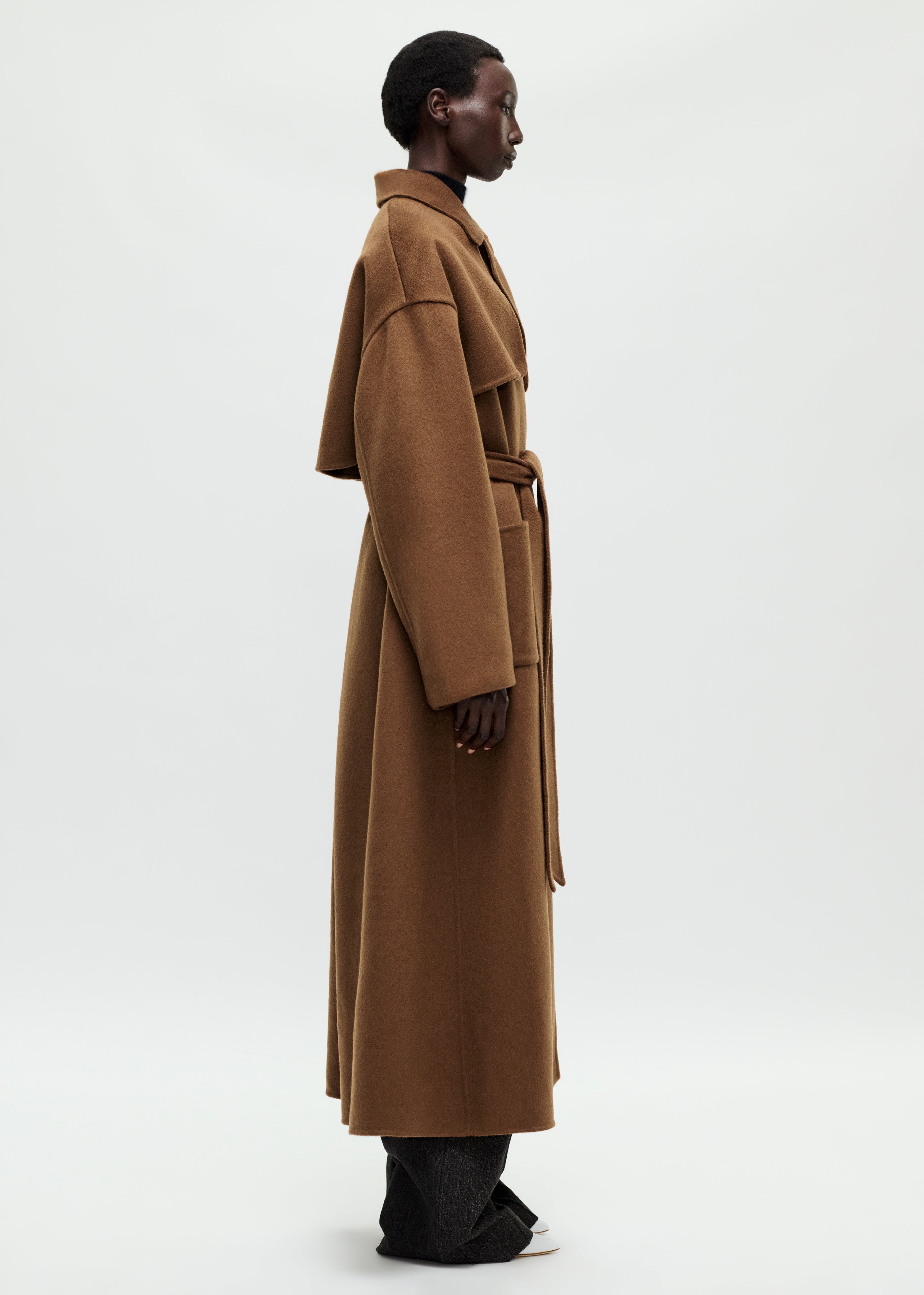 ジャケット・アウター Her lip to Mirage Tippet Long Coat M Fubail / Mirage Tippet Long Coat