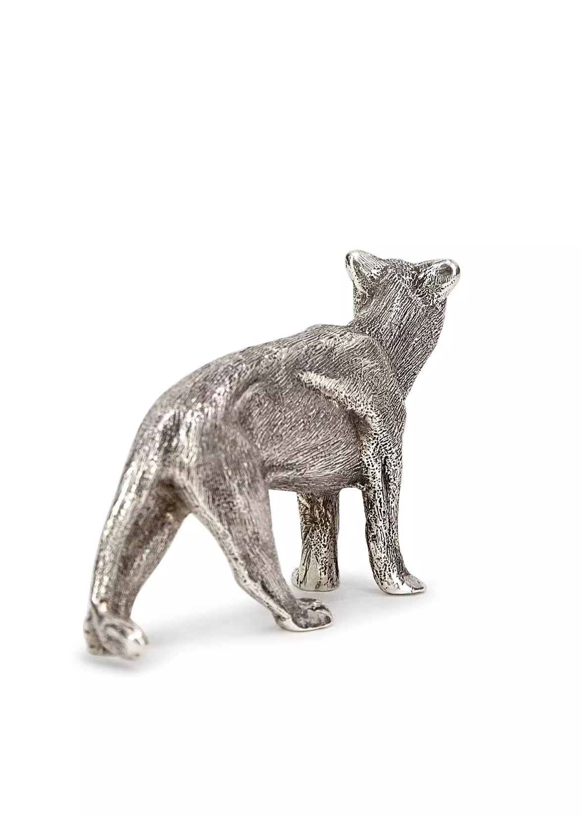 english solid sterling silver lioness figure, circa 1969 HOME Adam Lippes