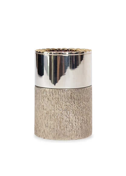 Photo of sterling silver and Rhodonite stone cigar table lighter.