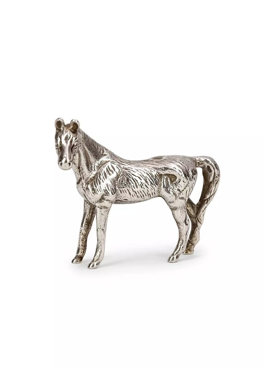 Photo of sterling silver horse figure.