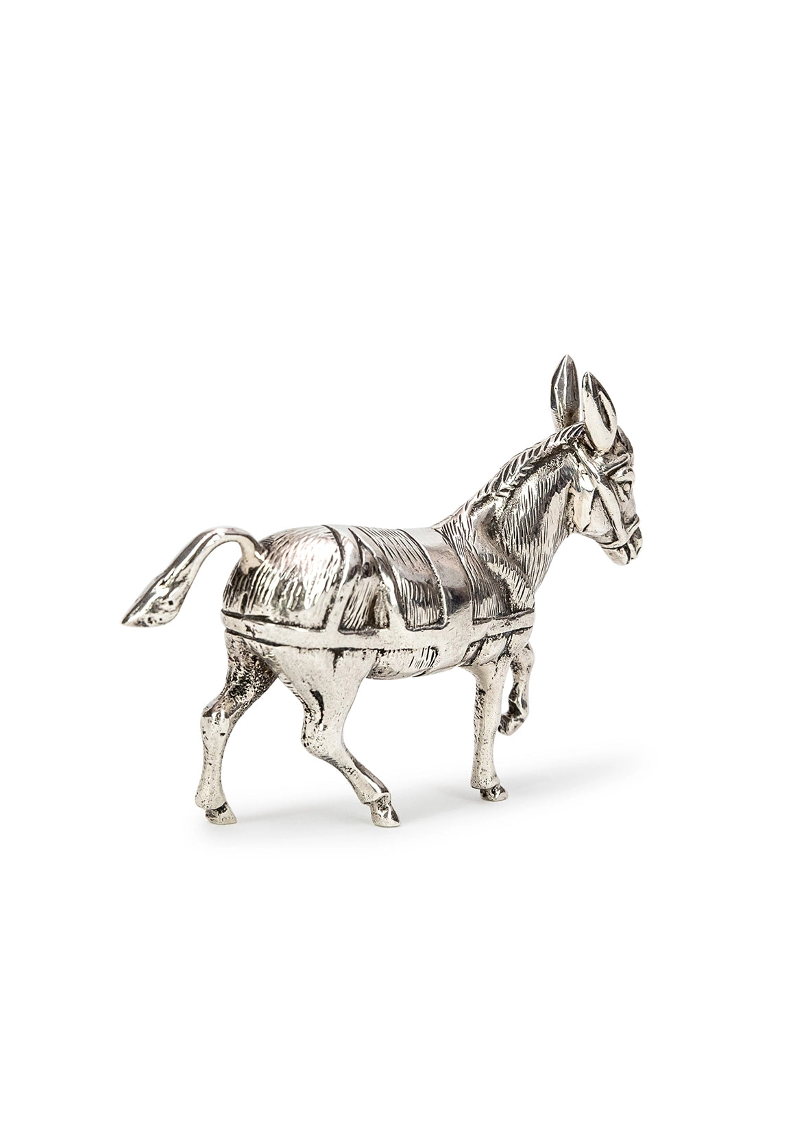 spanish silver donkey figure, circa 1940 HOME Adam Lippes