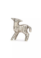 Photo of sterling silver lamb.