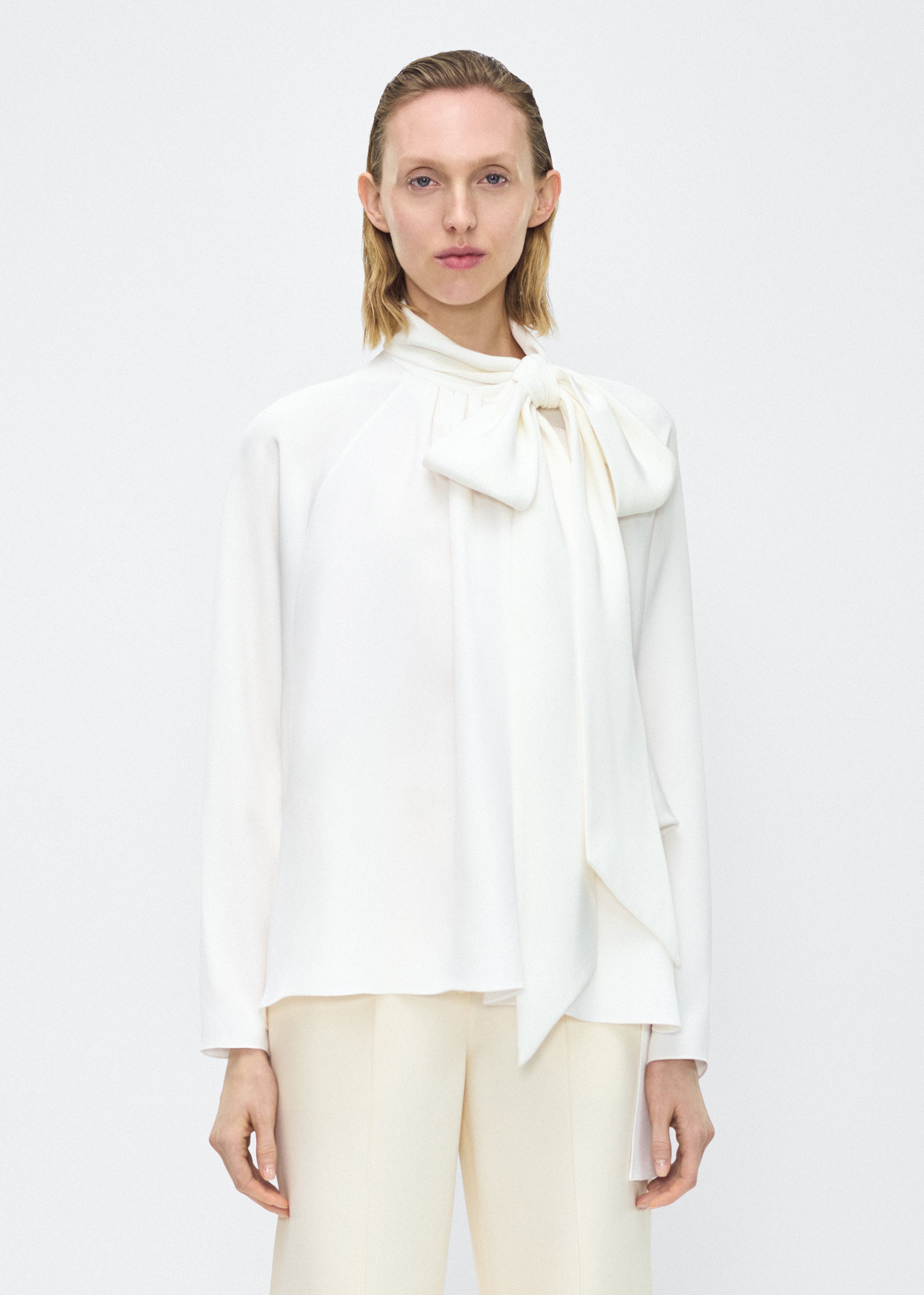 bow blouse TOPS Adam Lippes