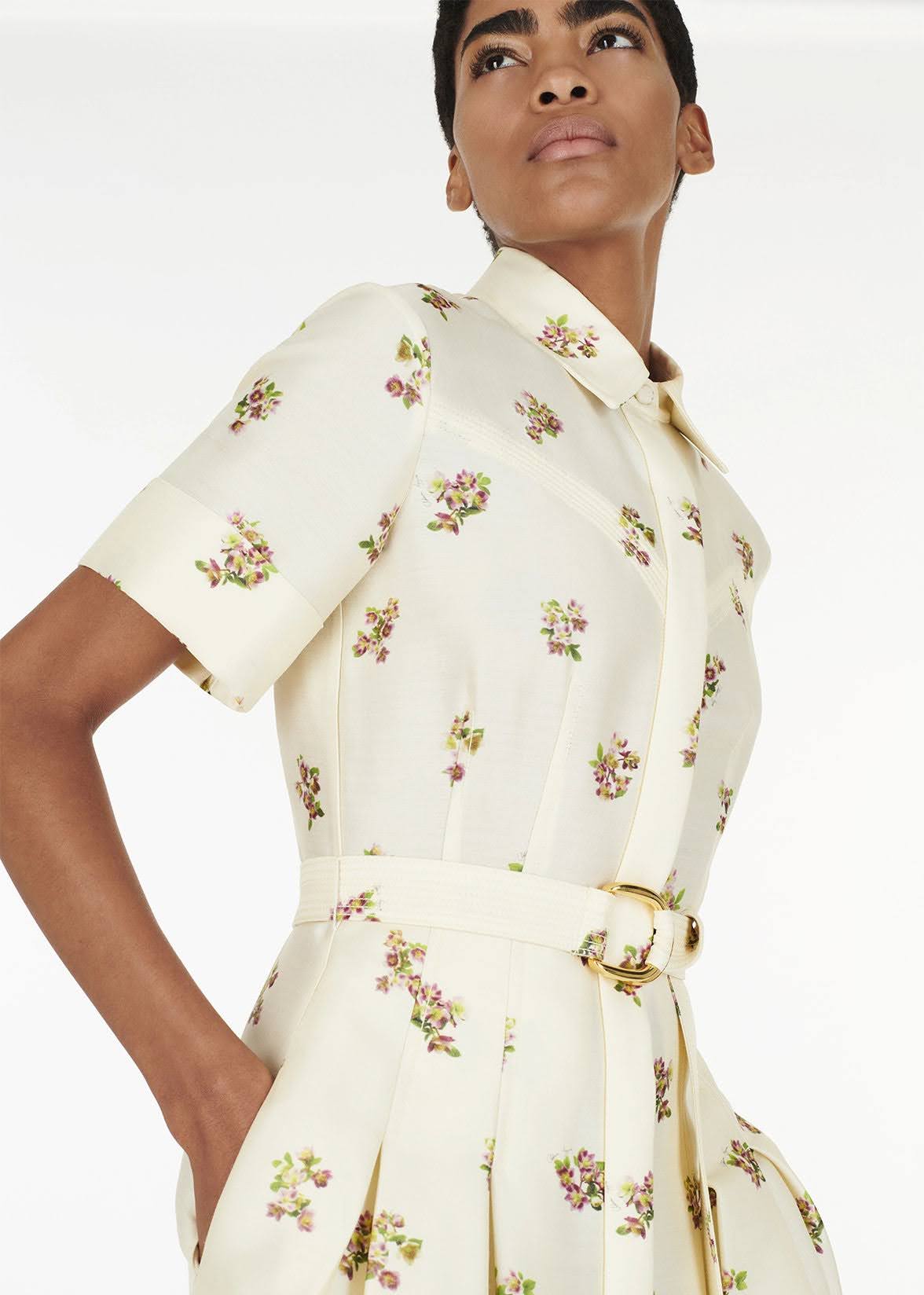 Adam lippes floral dress cheap