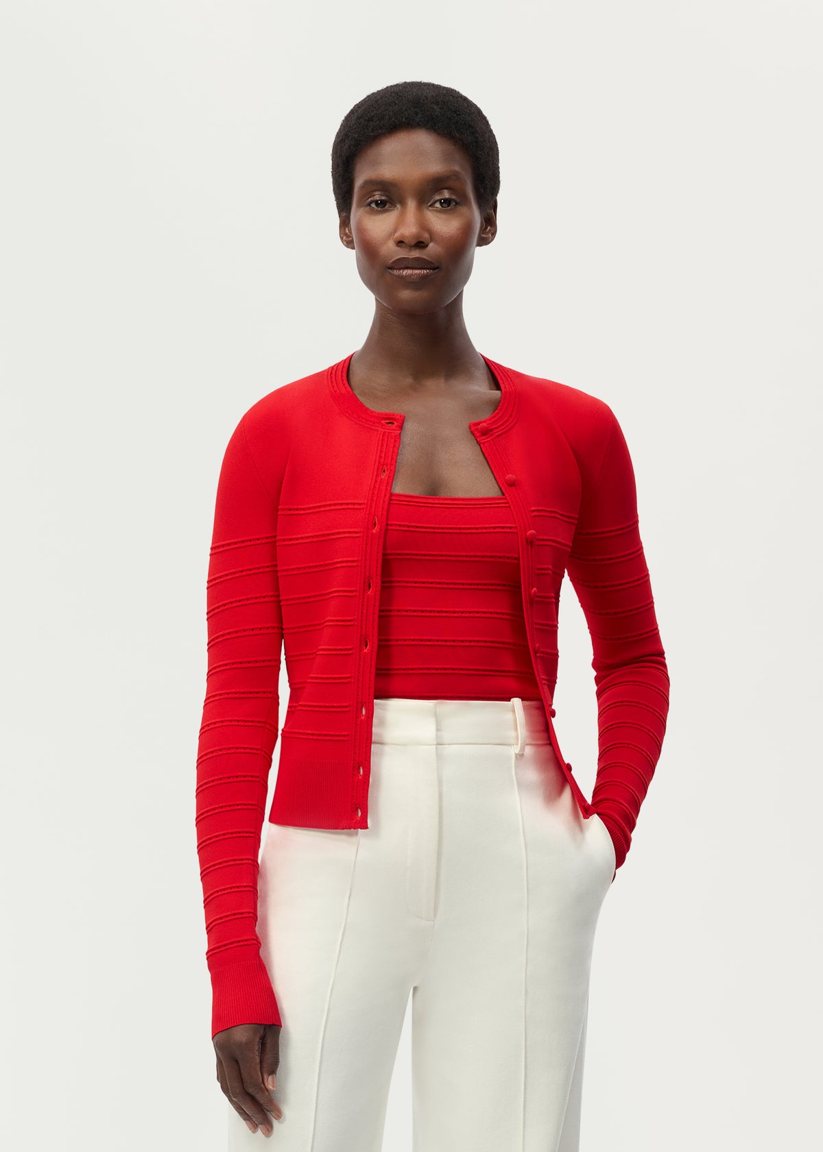 faye cardigan KNITS Adam Lippes