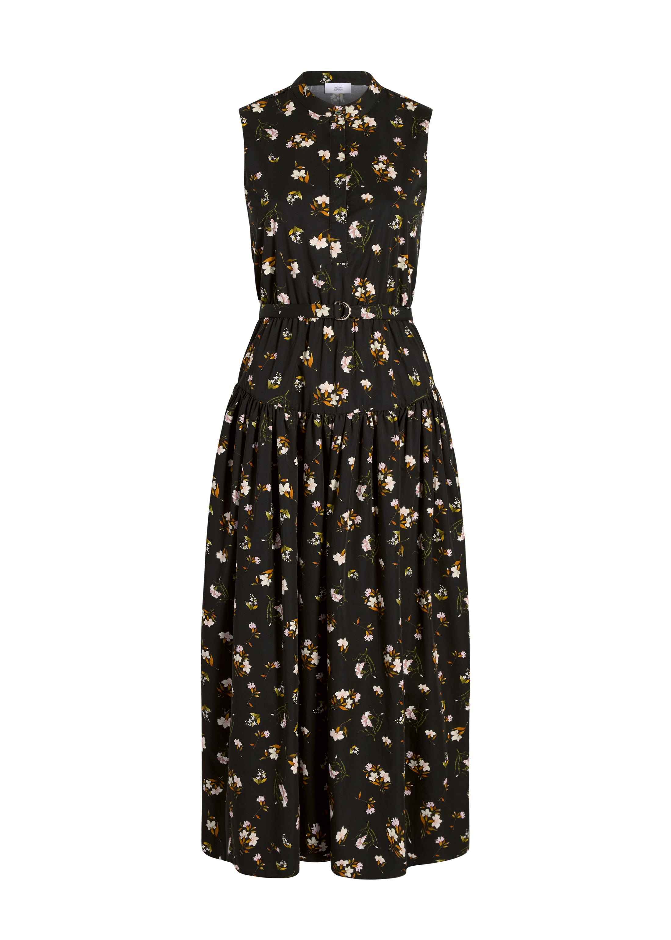 Arden Dress, In Black Floral, Size 6, Adam Lippes Summer 2026