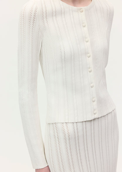 faye cardigan KNITS Adam Lippes