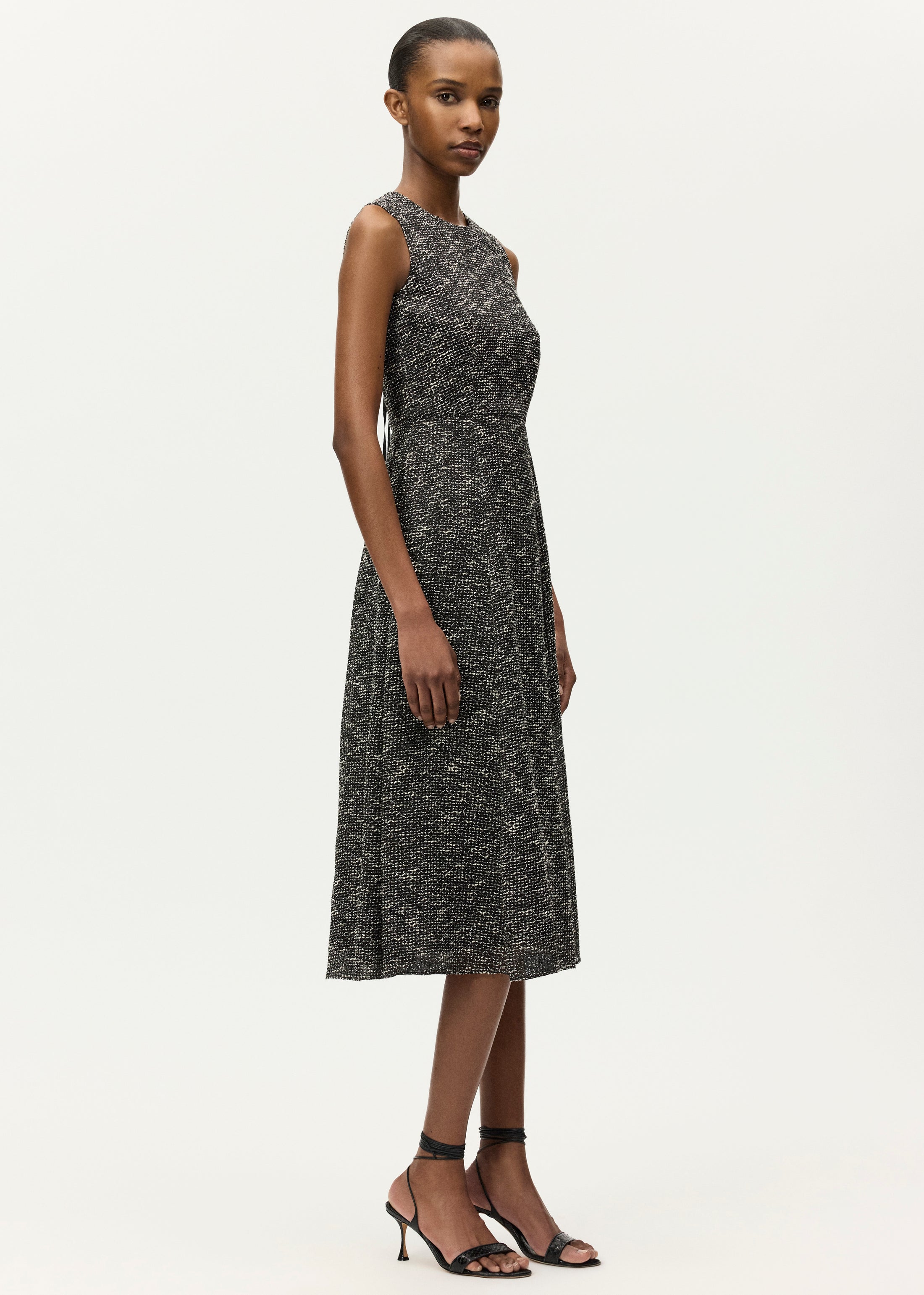 Eloise Dress, In Black/Ivory, Size 8, Adam Lippes Resort 2026 Eloise Dress, In Black/Ivory, Size 8, Adam Lippes Resort 2026