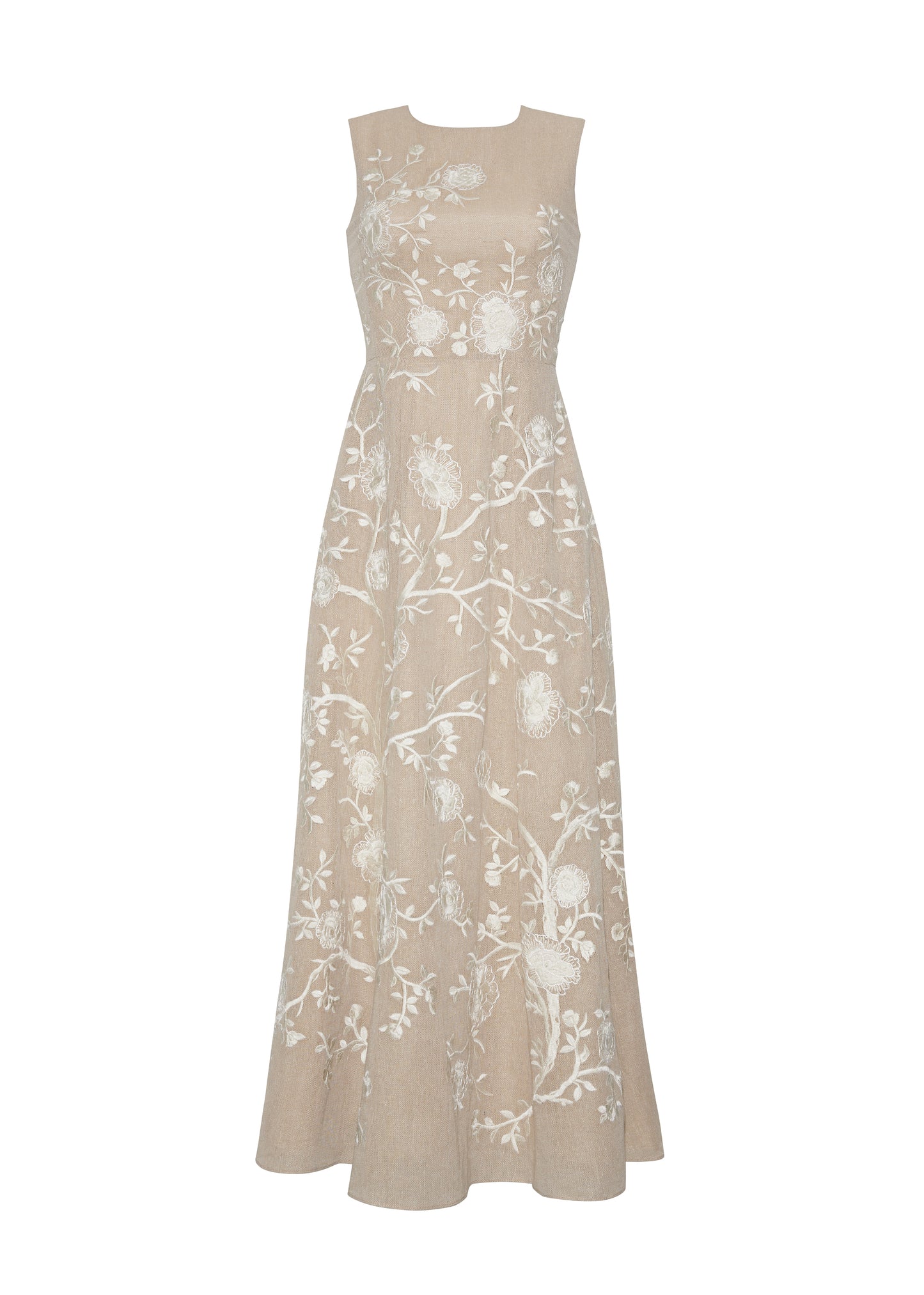 adam lippes dress Embroidered Eloise Dress, In Parchment Floral, Size 6, Adam Lippes