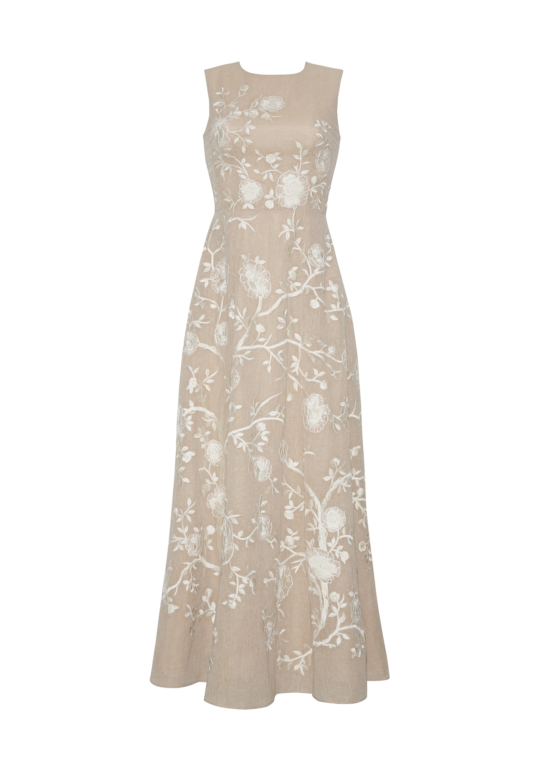 Embroidered Eloise Dress, In Parchment Floral, Size 6, Adam Lippes Embroidered Eloise Dress, In Parchment Floral, Size 6, Adam Lippes