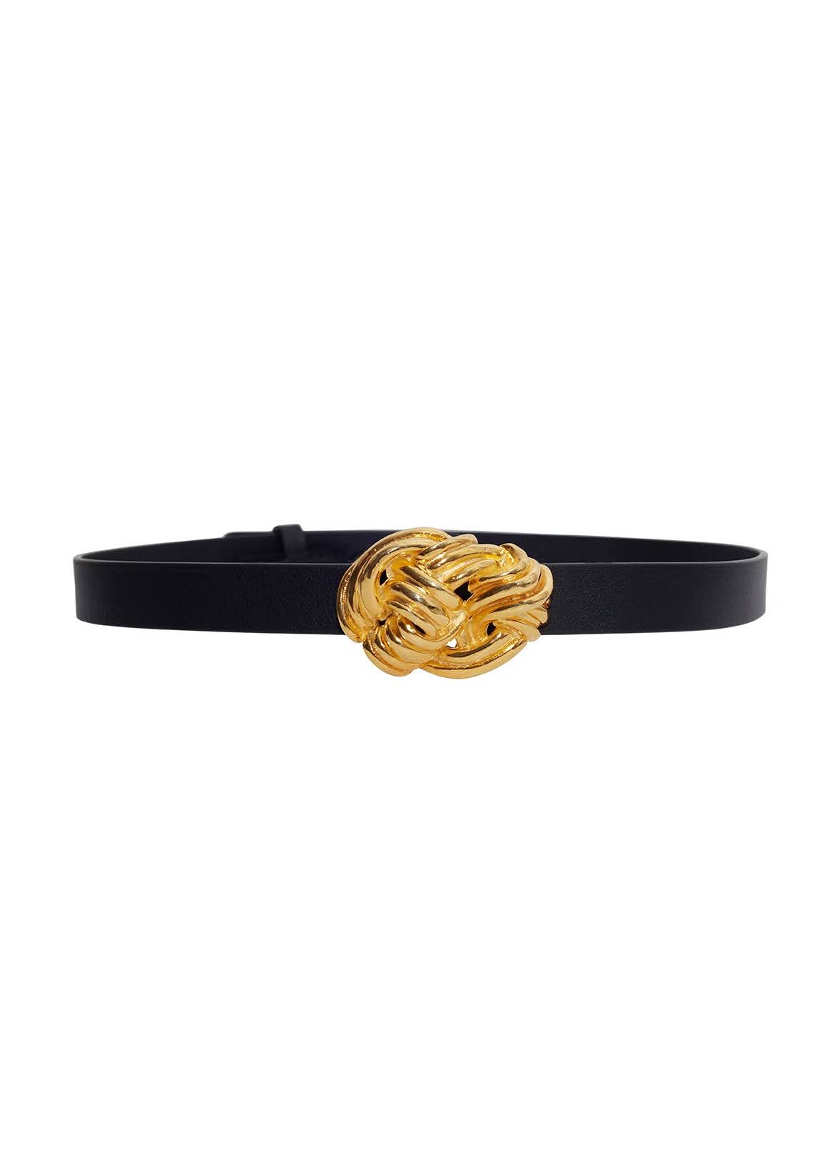 ghost image of the gold knot buckle belt