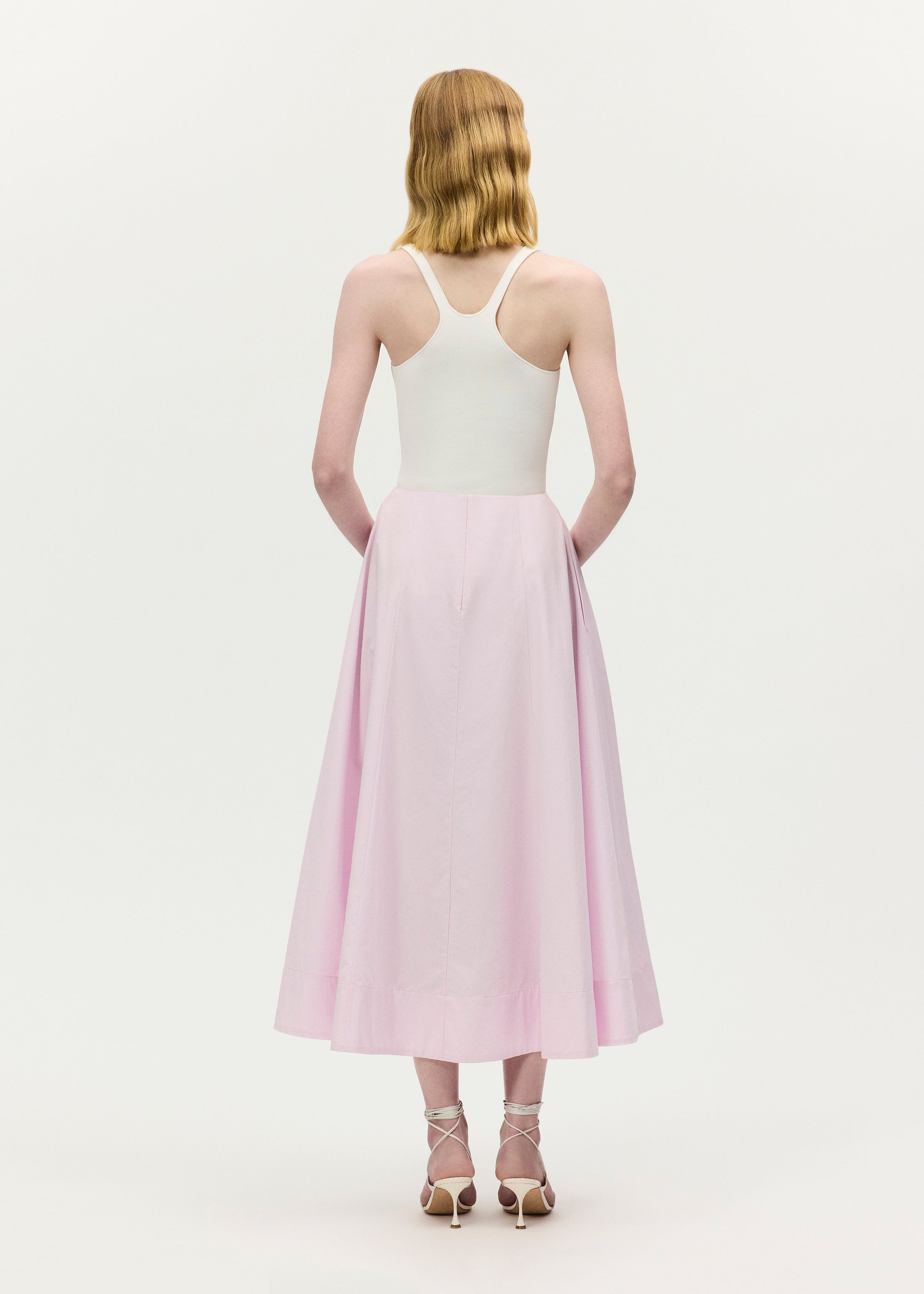 strapless open back dress rene skirt – Adam Lippes