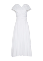 Ghost image of the front of the Sibyl Dress in Cotton Poplin.