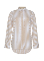 Ghost image of the front of the Shirt with Thin Bow in Stripe Shirting.
