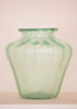 MARTINUZZI NAPOLEONE RIBBED GREEN VASE