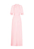 NANSI JUMPSUIT WITH SLEEVE IN SILK CREPE