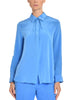 SHIRT WITH THIN BOW IN CREPE DE CHINE