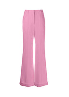A flat lay image of a pair of pink pants.